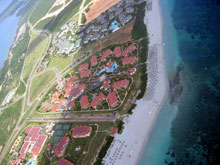 Vista aerea su Varadero e i suoi resort
